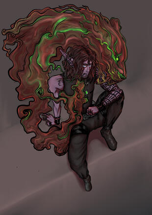 Inneres Biest - Daraabe Illustration